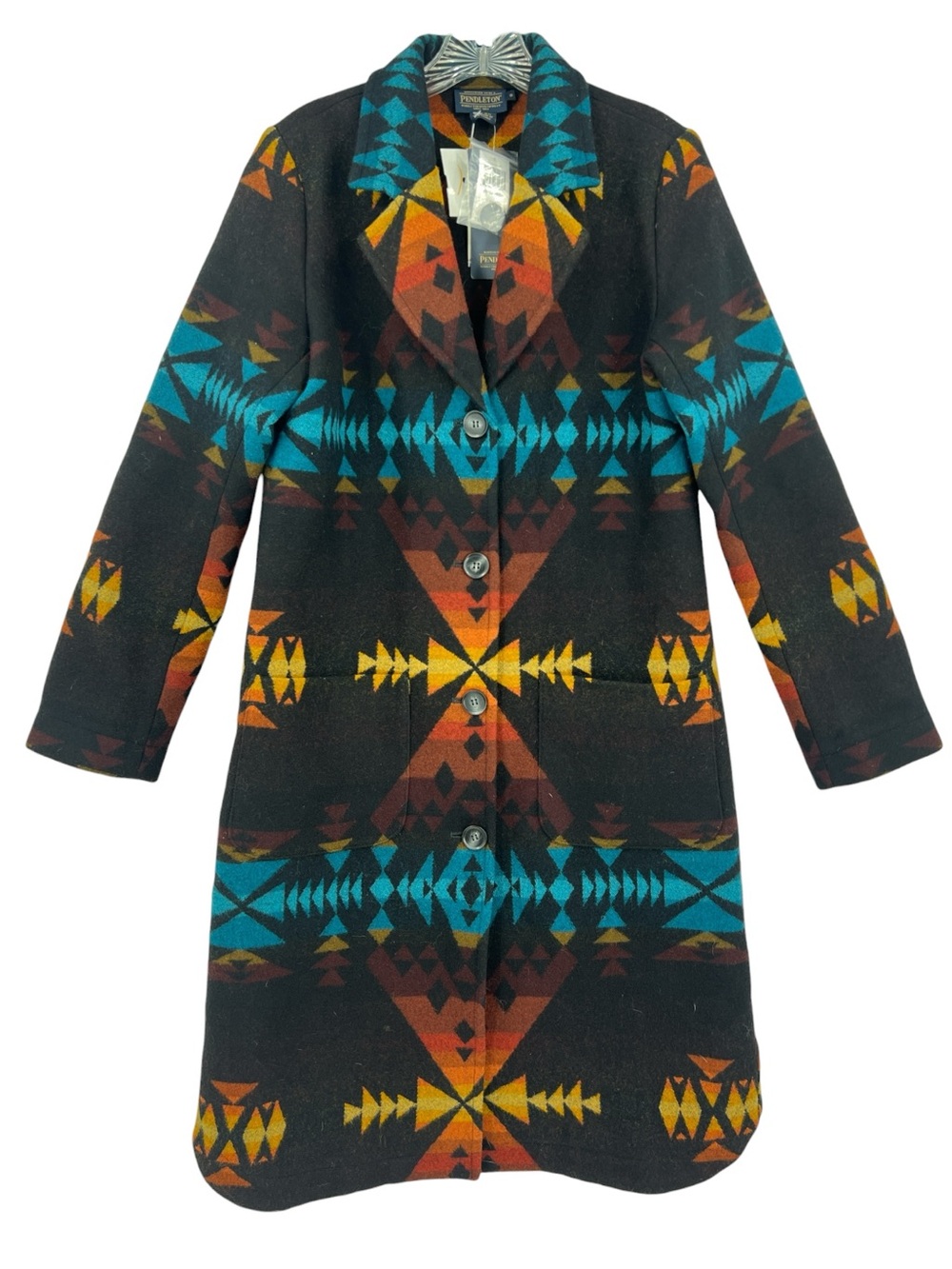NWTβS Pendleton saddle Mountain blanket coat Black diamond Peak SZ D